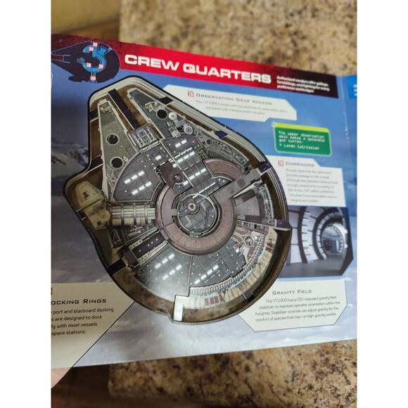 Star Wars Book Builders Millennium Falcon YT-1300 3D Owner Guide Hardcover Book - Picture 4 of 10